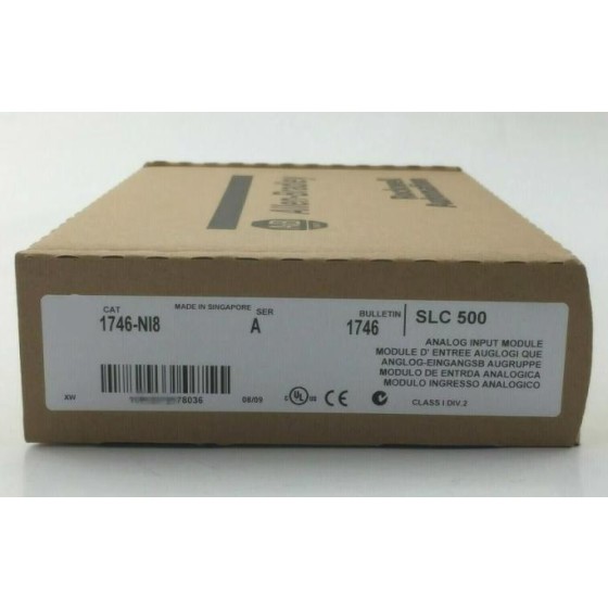 全新原装1746-NI8 SER A SLC 500 模拟输入模块