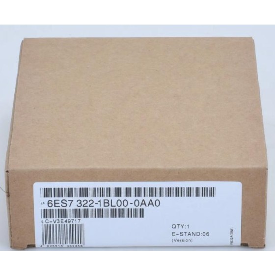 全新原装6ES7 322-1BL00-0AA0 6ES7322-1BL00-0AA0 可编程控制器