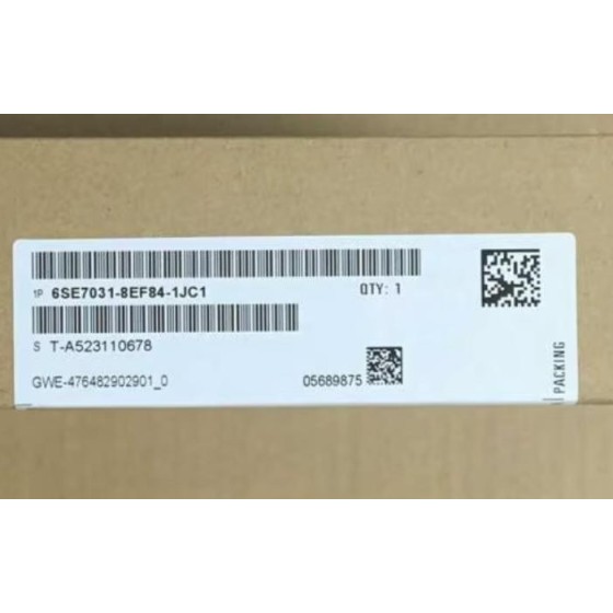 全新原装 6SE7031-8EF84-1JC1 6SE7 031-8EF84-1JC1 可编程控制器