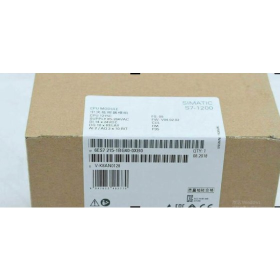 全新原装  6ES7215-1BG40-0XB0 CPU模块