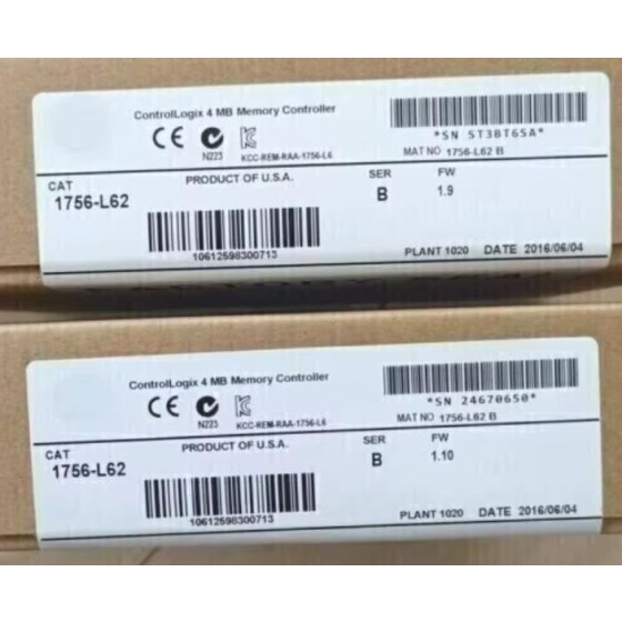 全新原装1756-L62 / B 单元控制器