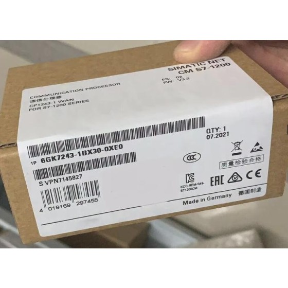 全新原装 6GK7 243-1BX30-0XE0 6GK7243-1BX30-0XE0 可编程控制器