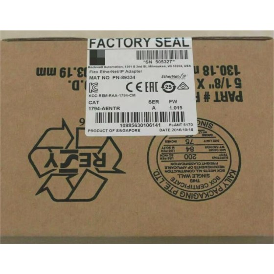 全新原装1794-AENTR / A 可编程控制器
