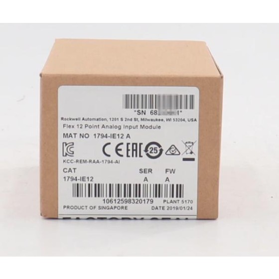 全新原装 1794-IE12 /A 12点模拟输入模块