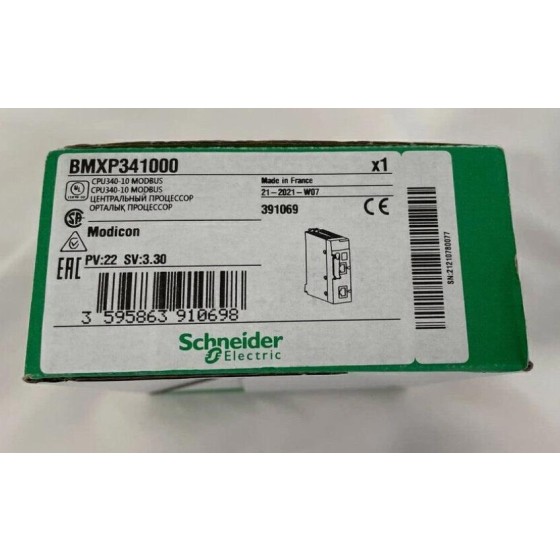 全新原装 BMXP341000  CPU 340-10 网络通讯协议