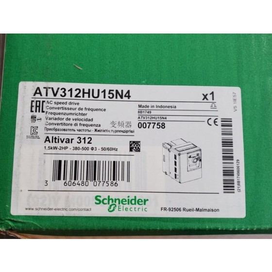全新原装  ATV312HU15N4 逆变器