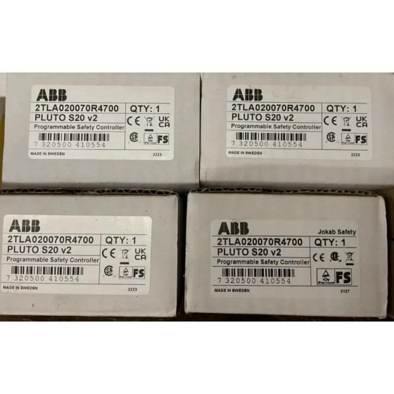 全新原装 2TLA020070R4700 PLUTO S20 V2 安全继电器