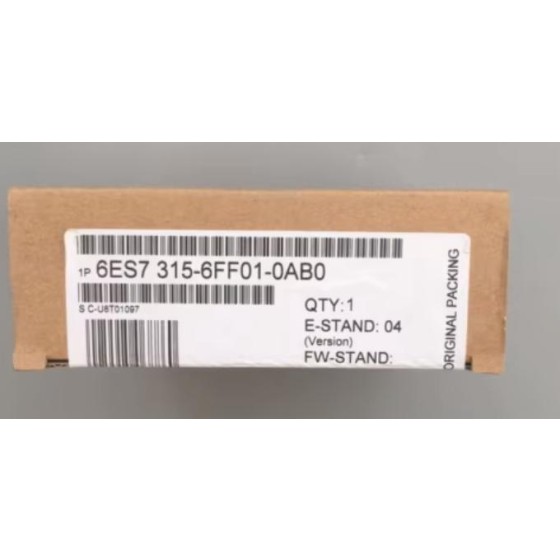 全新原装 6ES7315-6FF01-0AB0 6ES7 315-6FF01-0AB0 可编程控制器
