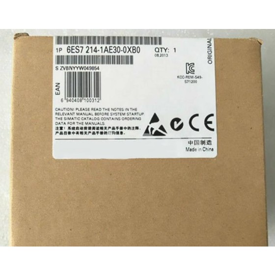 全新原装  6ES7 214-1AE30-0XB0 6ES7214-1AE30-0XB0 可编程控制器