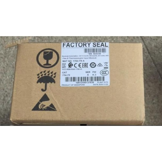 全新原装 1794-IT8 /A Flex I/O 8通道热电偶输入模块