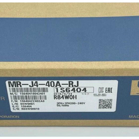 全新原装 MR-J4-40A-RJ 伺服电机驱动